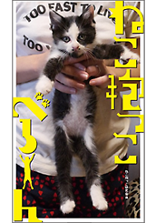 ねこ抱っこ べろーん