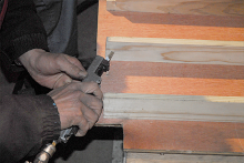 中蓋を再び加工