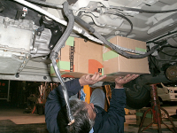 理想は電池を車体の下側に配置