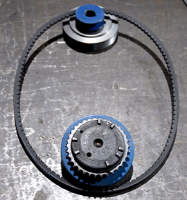 クランク角センサーの取り回しイメージはこんな感じです。