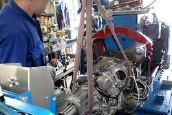 エブリィの3速ATは3速にはいるタイミングにスムーズさがない気配。トルクコンバータで調整可能かどうか、モーターとの性能曲線との整合性はどうかなどと課題が見つかりました。